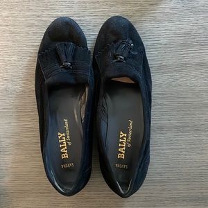 Bally’s mens suede loafers size 11 new